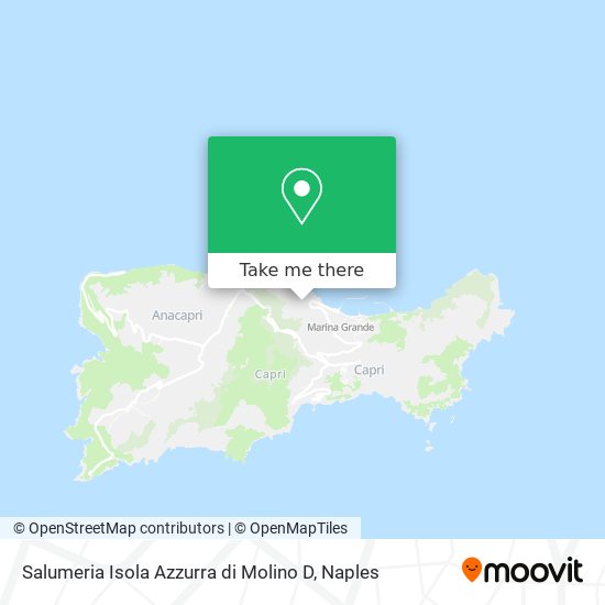 Salumeria Isola Azzurra di Molino D map