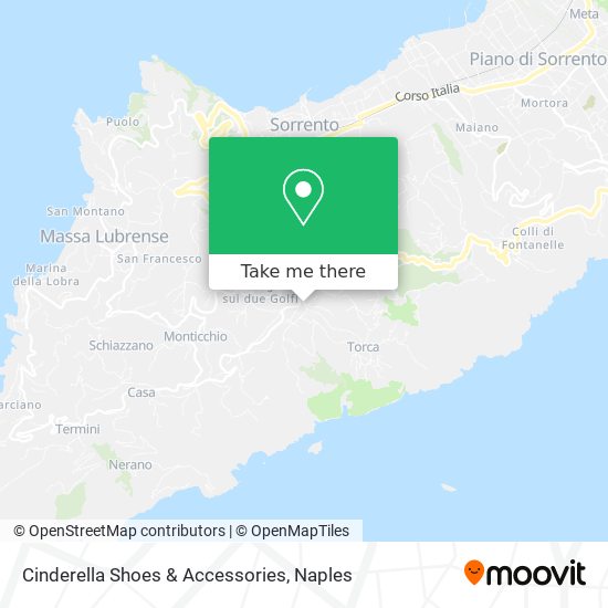 Cinderella Shoes & Accessories map