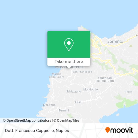 Dott. Francesco Cappiello map