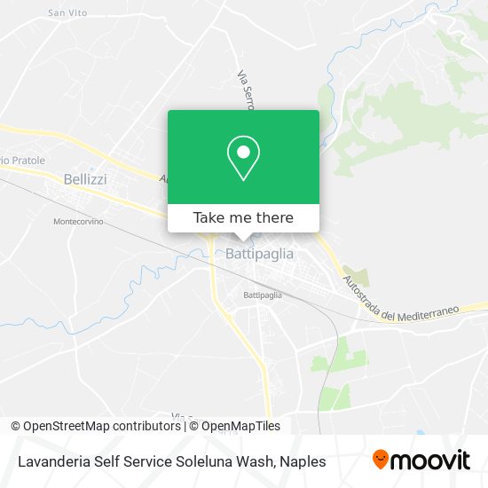 Lavanderia Self Service Soleluna Wash map