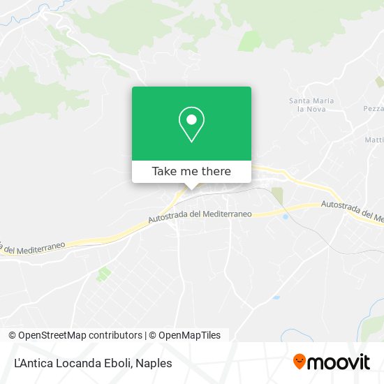 L'Antica Locanda Eboli map