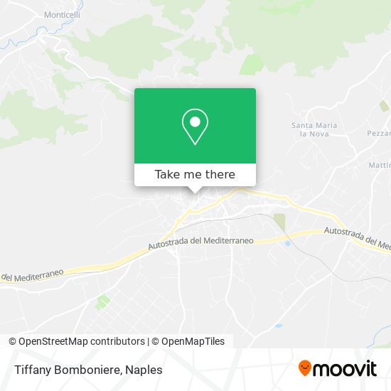 Tiffany Bomboniere map