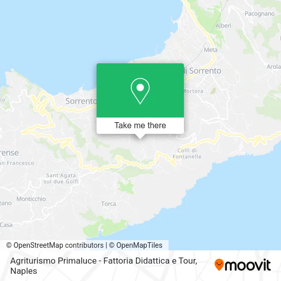 Agriturismo Primaluce - Fattoria Didattica e Tour map