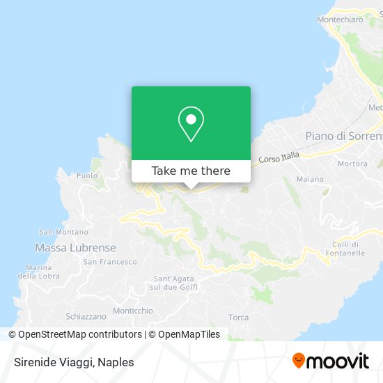 Sirenide Viaggi map