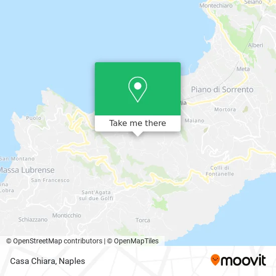 Casa Chiara map