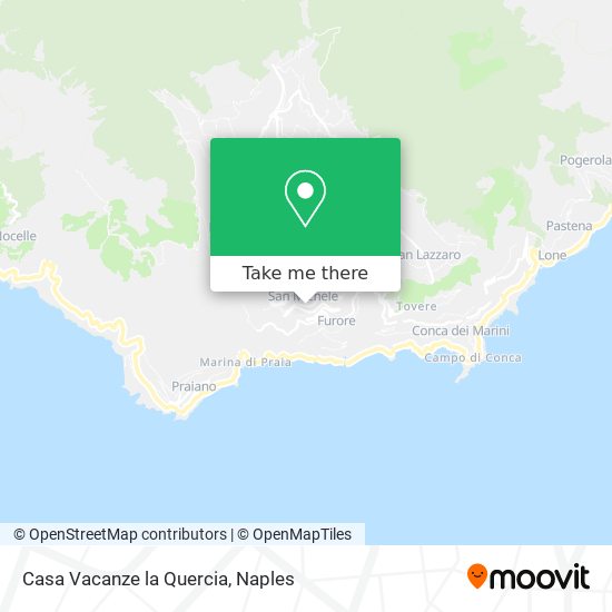 Casa Vacanze la Quercia map