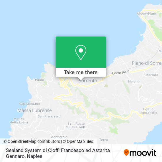 Sealand System di Cioffi Francesco ed Astarita Gennaro map