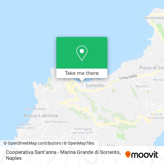 Cooperativa Sant'anna - Marina Grande di Sorrento map