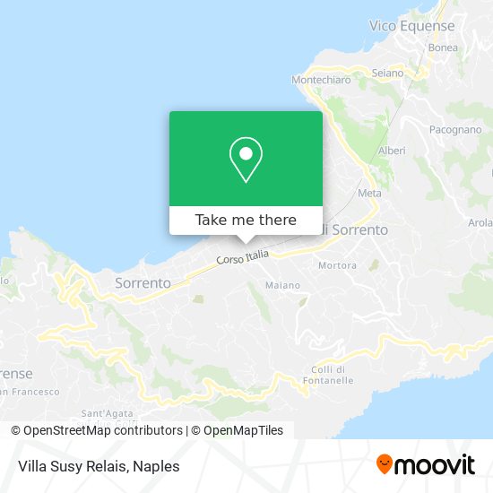 Villa Susy Relais map