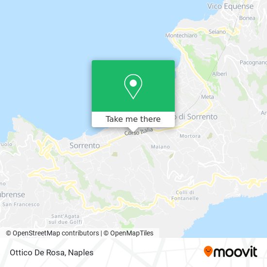 Ottico De Rosa map