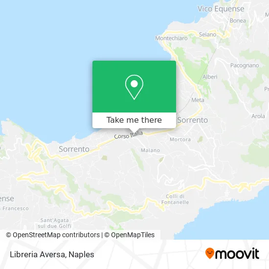 Libreria Aversa map