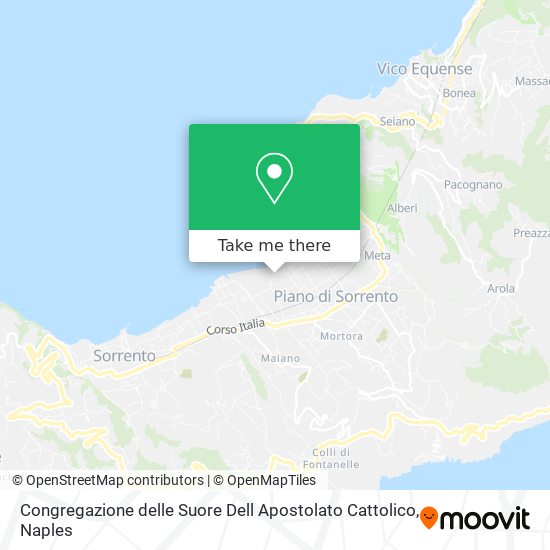 Congregazione delle Suore Dell Apostolato Cattolico map