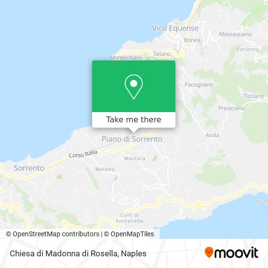 Chiesa di Madonna di Rosella map