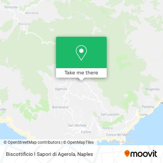 Biscottificio I Sapori di Agerola map