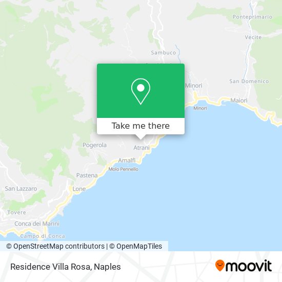 Residence Villa Rosa map