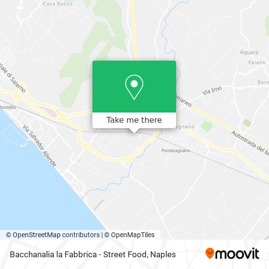 Bacchanalia la Fabbrica - Street Food map