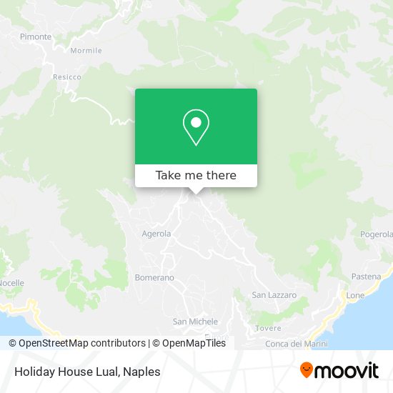 Holiday House Lual map