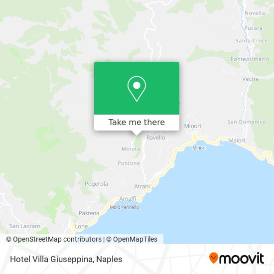 Hotel Villa Giuseppina map