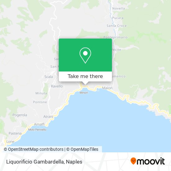 Liquorificio Gambardella map