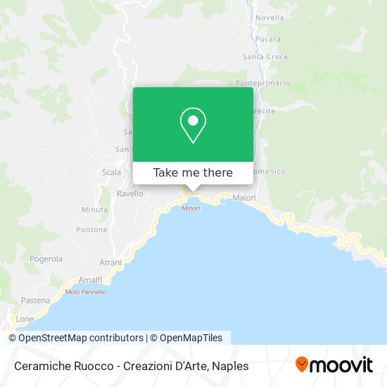 Ceramiche Ruocco - Creazioni D'Arte map