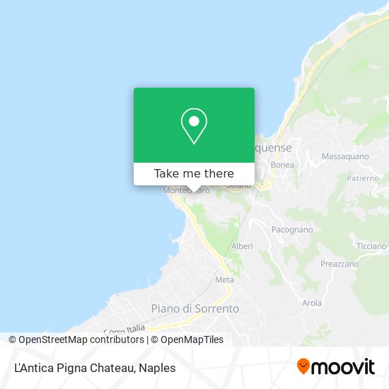 L'Antica Pigna Chateau map