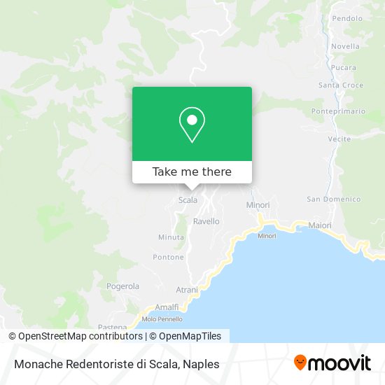 Monache Redentoriste di Scala map