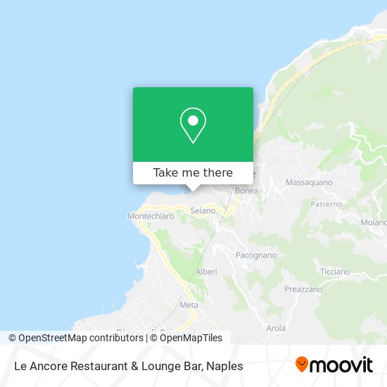 Le Ancore Restaurant & Lounge Bar map