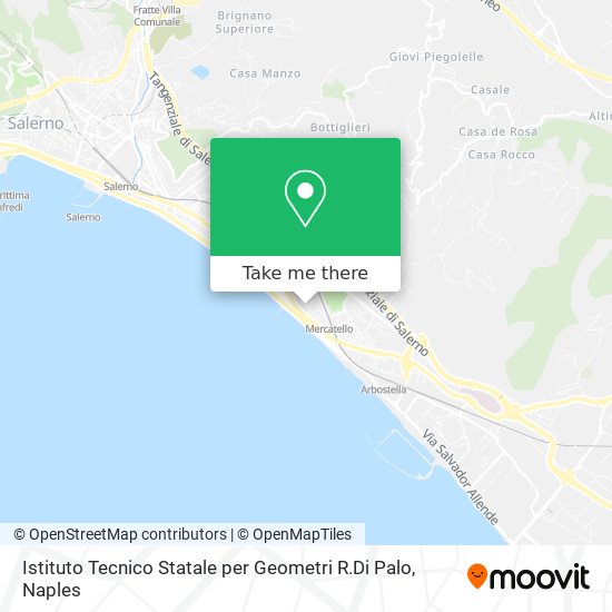 Istituto Tecnico Statale per Geometri R.Di Palo map