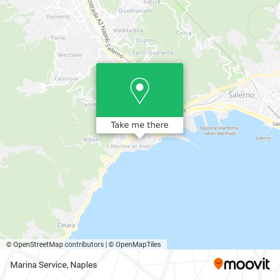 Marina Service map