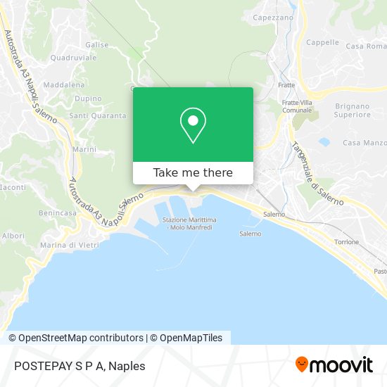 POSTEPAY S P A map