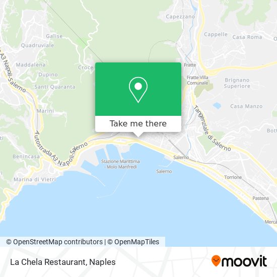 La Chela Restaurant map
