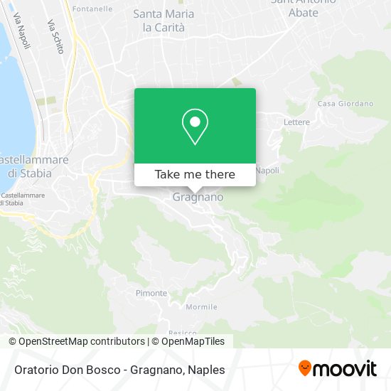 Oratorio Don Bosco - Gragnano map