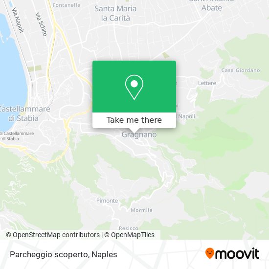 Parcheggio scoperto map