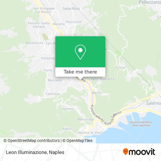 Leon Illuminazione map