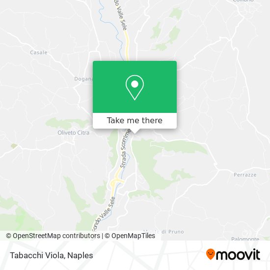 Tabacchi Viola map