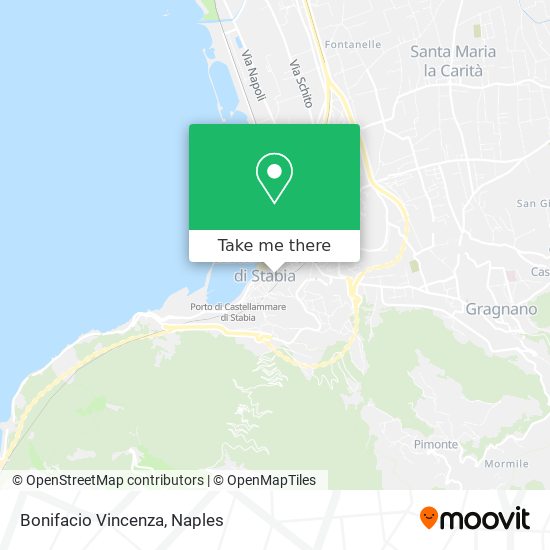 Bonifacio Vincenza map