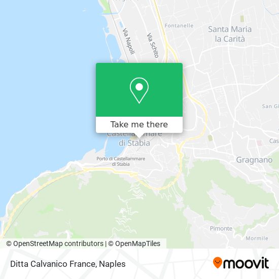 Ditta Calvanico France map