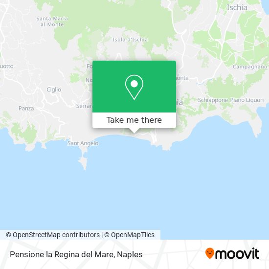 Pensione la Regina del Mare map