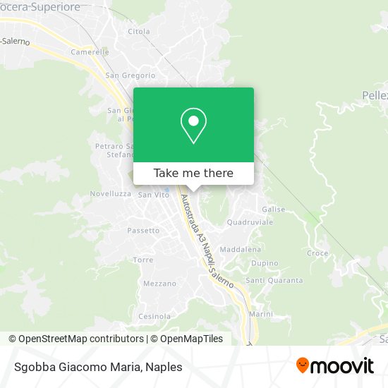 Sgobba Giacomo Maria map