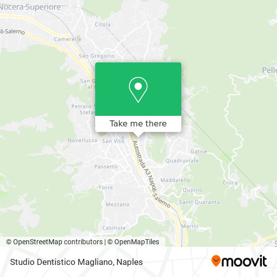 Studio Dentistico Magliano map