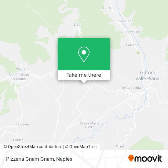 Pizzeria Gnam Gnam map