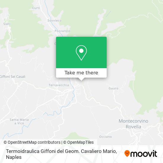 Termoidraulica Giffoni del Geom. Cavaliero Mario map