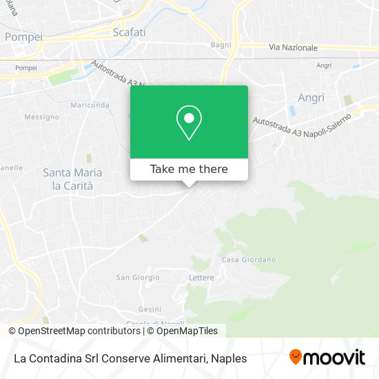 La Contadina Srl Conserve Alimentari map