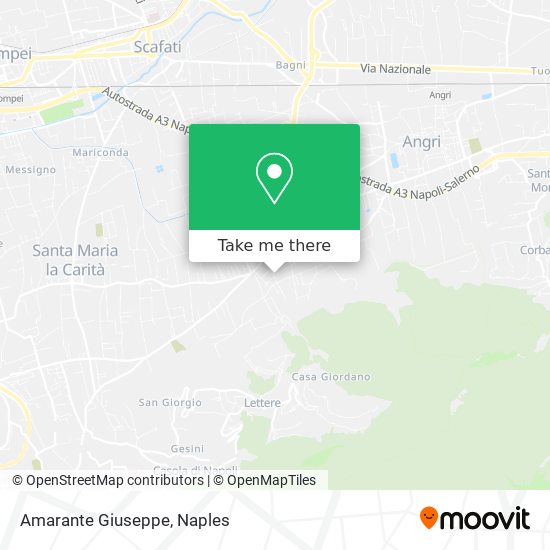 Amarante Giuseppe map