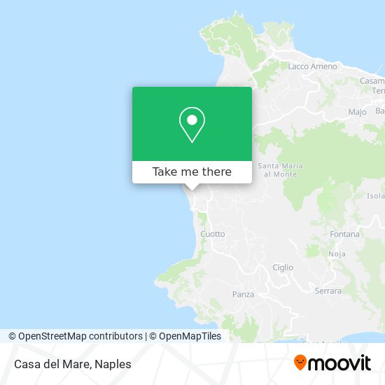 Casa del Mare map