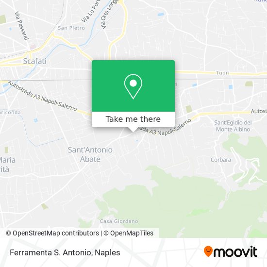 Ferramenta S. Antonio map