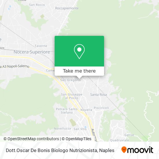 Dott.Oscar De Bonis Biologo Nutrizionista map