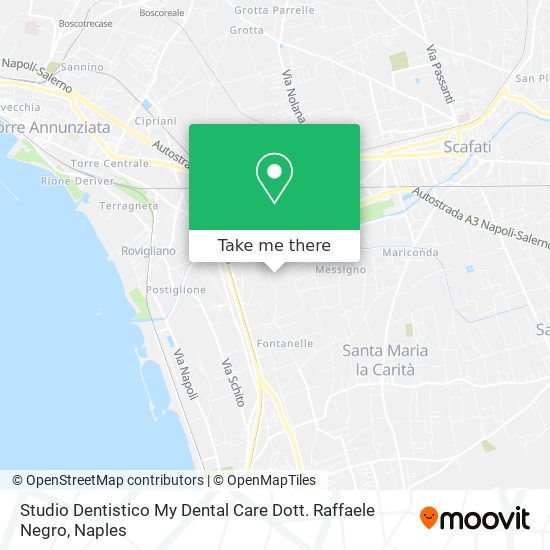 Studio Dentistico My Dental Care Dott. Raffaele Negro map