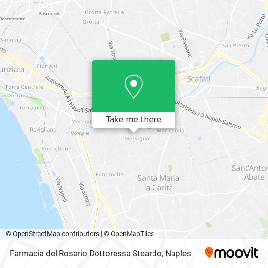 Farmacia del Rosario Dottoressa Steardo map