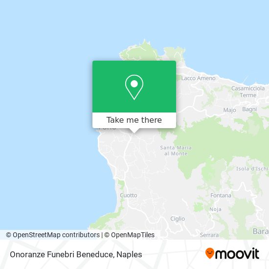 Onoranze Funebri Beneduce map